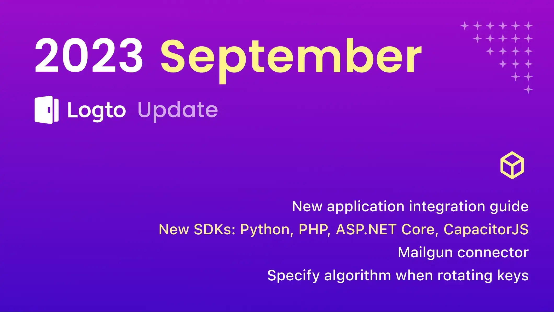Logto product update: Interactive integrations, new SDKs and tutorials