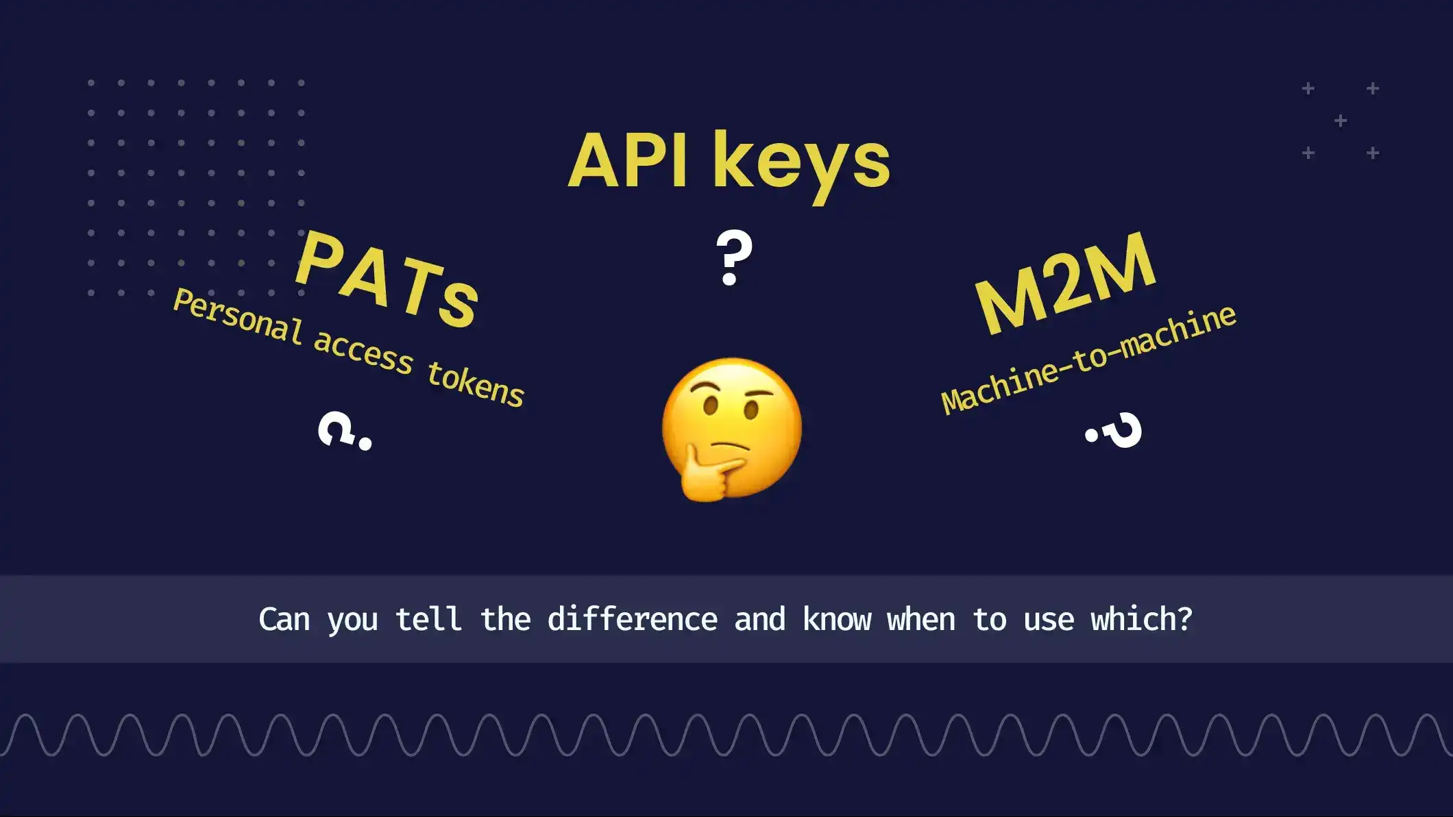Programmatic authentication: API key, personal access token, and OAuth client credentials flow