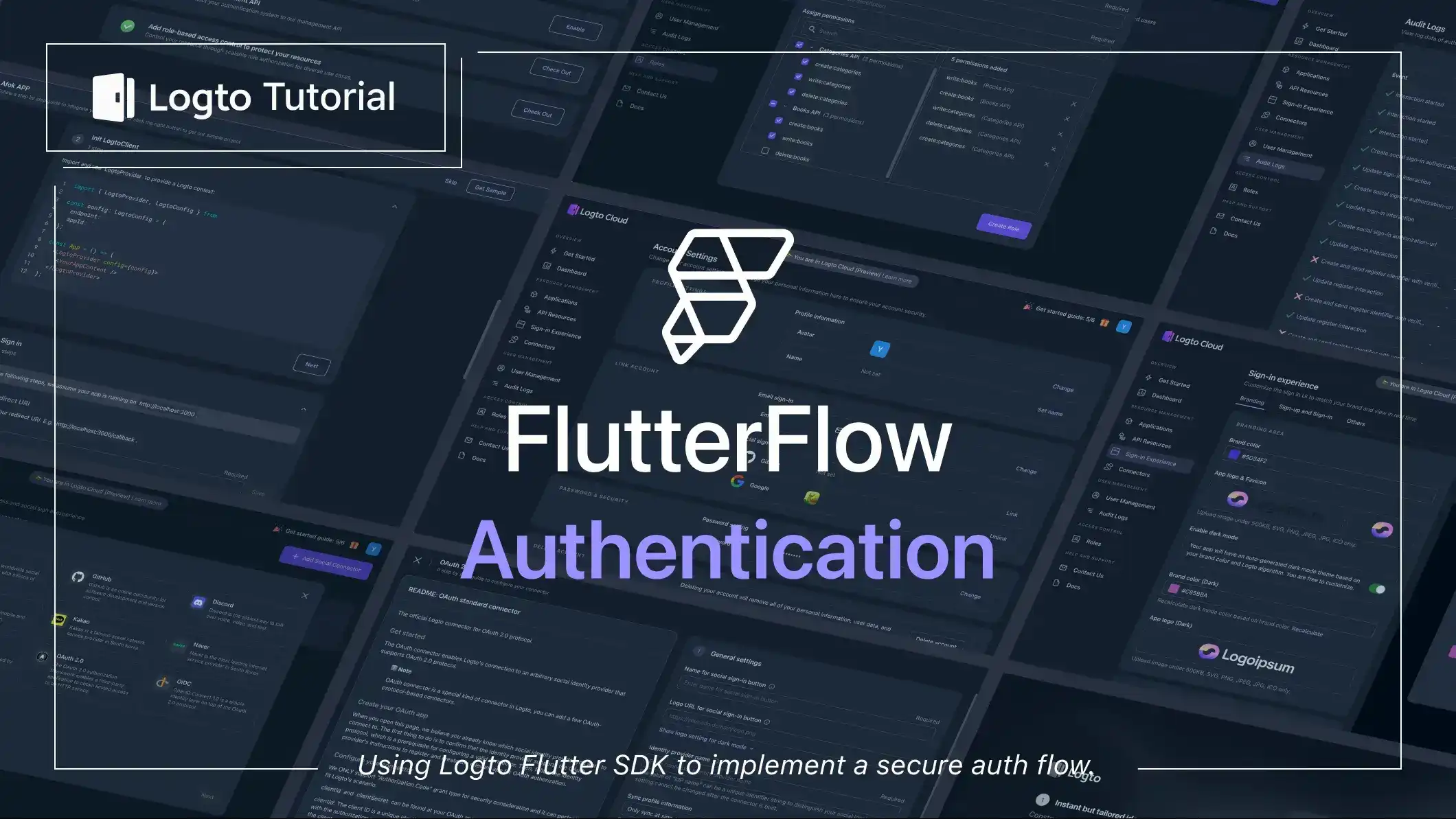 Custom FlutterFlow authentication using Logto
