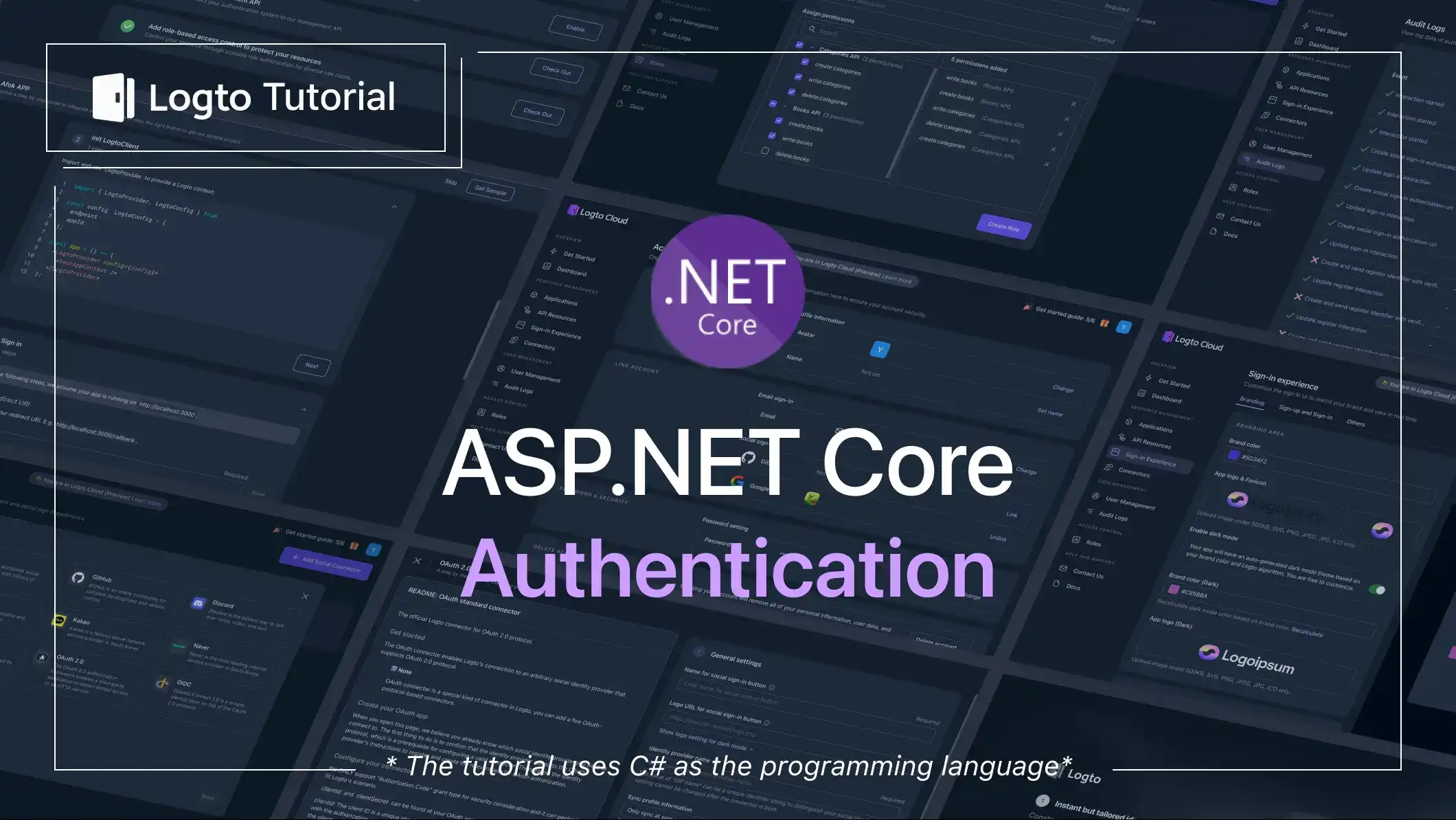 Build ASP.NET Core authentication with Logto