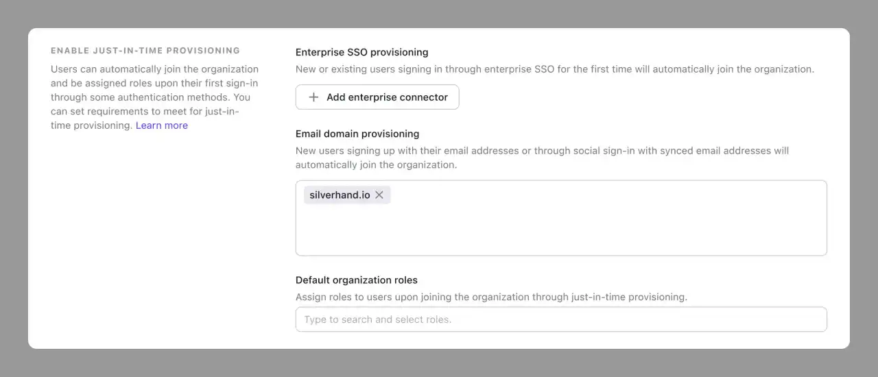 Email domain provisioning